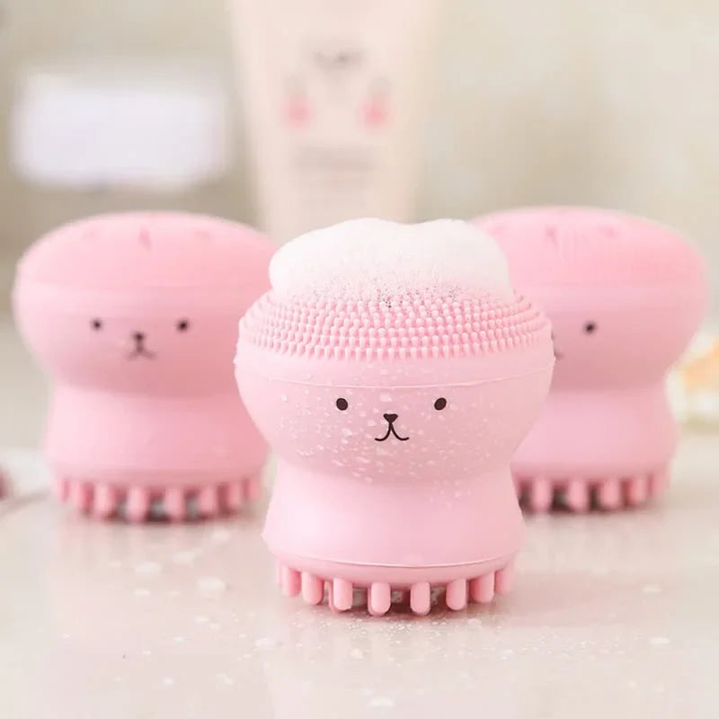Silicone Face Cleansing Brush – Deep Pore Scrub Exfoliator