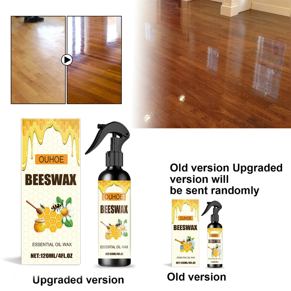 Natural Beeswax Wood Furniture & Hardwood Floor Polish Spray