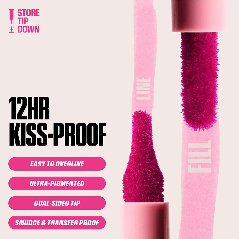 8-Color Frosted Velvet Lip Liner – Vegan & Waterproof | Custom Logo