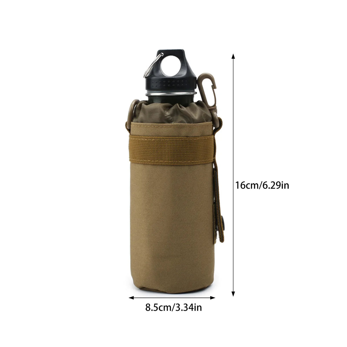 Sports Water Bottle Pouch Bag | Drawstring Carrier for Outdoors
