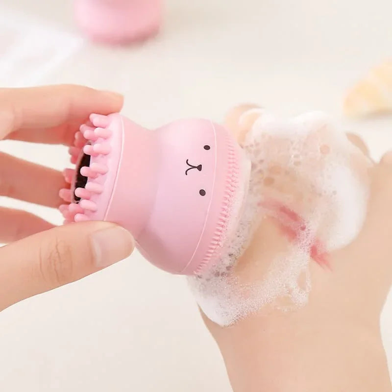 Silicone Face Cleansing Brush – Deep Pore Scrub Exfoliator