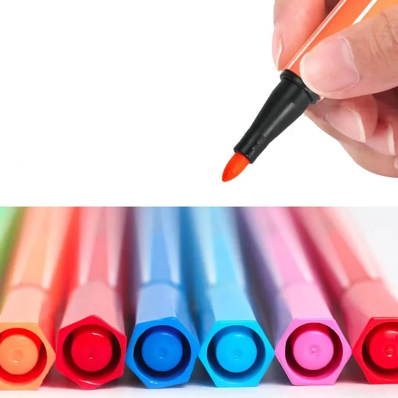 Children Painting 6 12 Non-toxic Water Pencil Washable Watercolor Pen