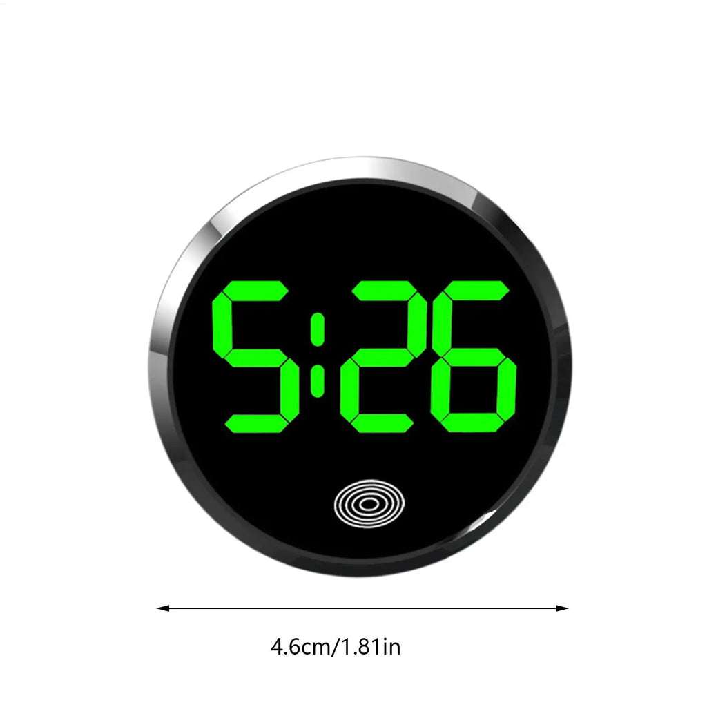 Car Clock Mini Digital Touch-control Light Watch LED Display Vehicle