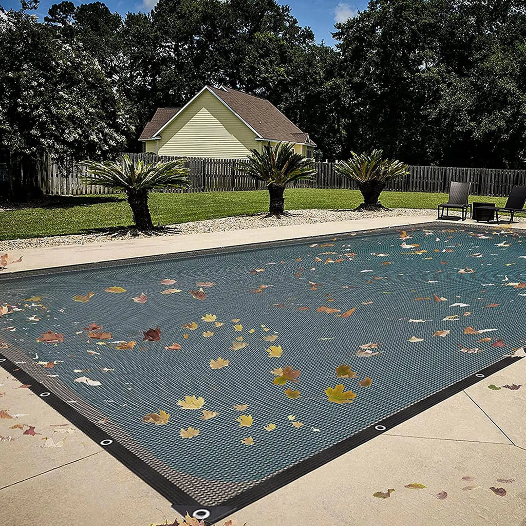 Inground Pool Leaf Cover – Fine Mesh PE Pool Net Screen