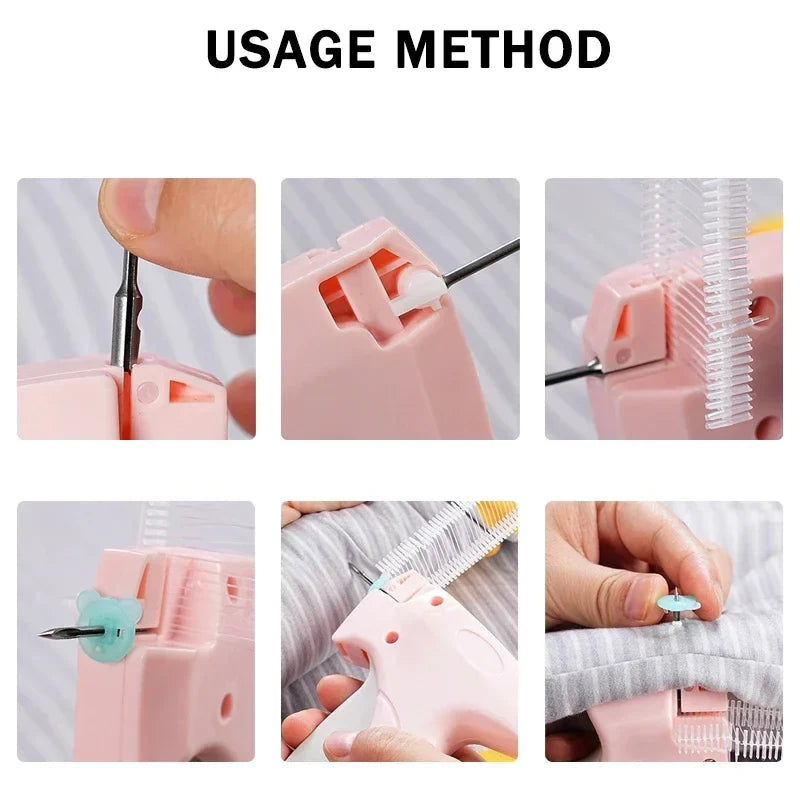 Pinless Silicone Snap Tag Gun – Garment, Quilt & Hangtag