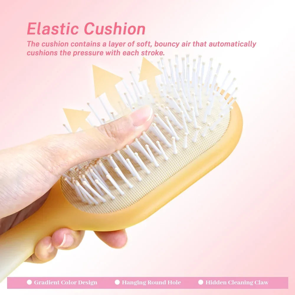 Gradient Air Cushion Hair Brush – Anti-Static Scalp Massage Comb