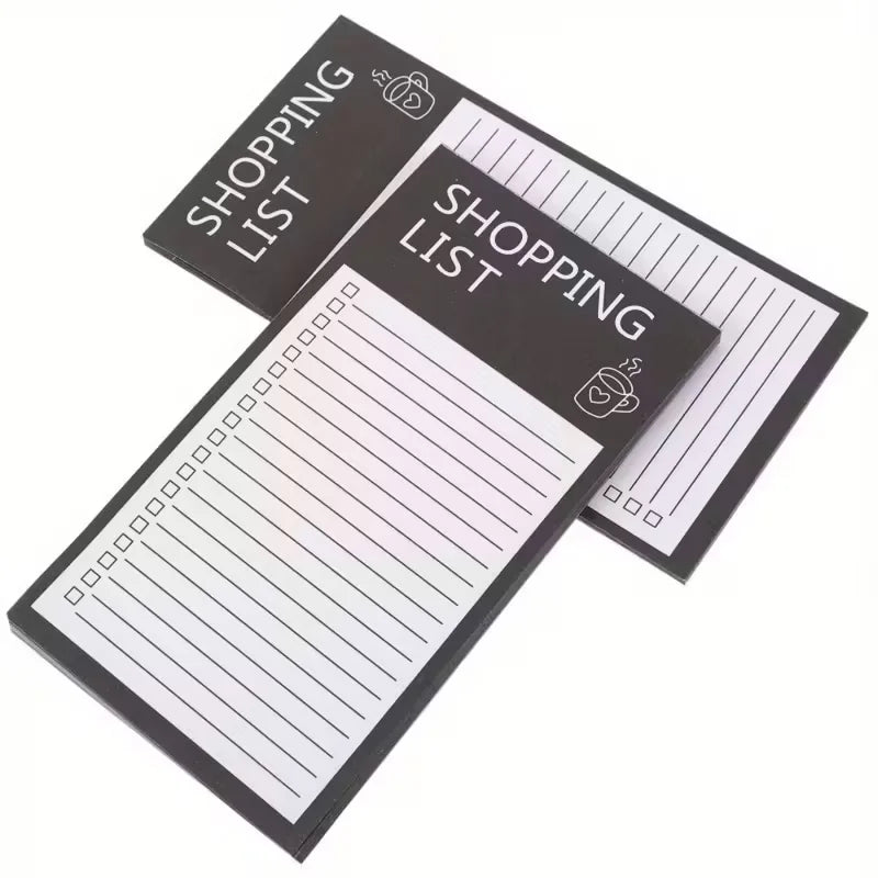 Magnetic Grocery List Planning Pad-notepad Checkboxes-ideal Easy