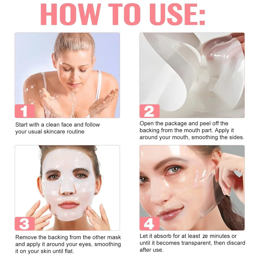 Hoygi Bio Collagen Hydro-Gel Face Mask – Firm & Brighten