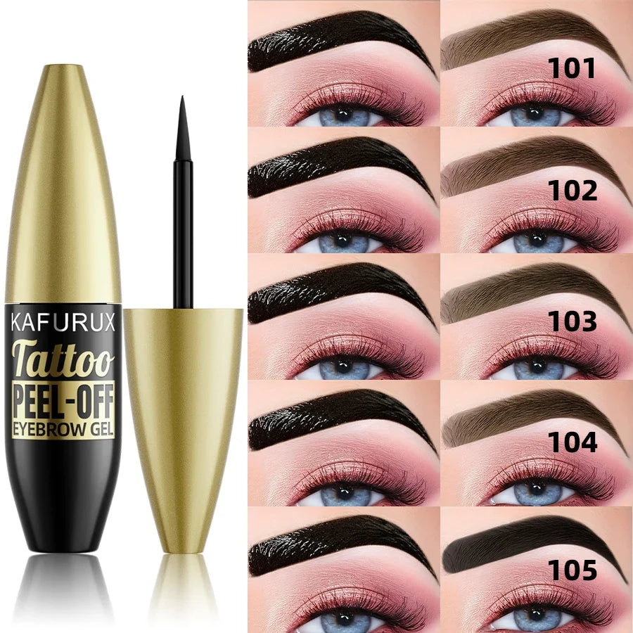 KAFURUX Peel-Off Eyebrow Gel Tint | Waterproof Semi-Permanent Brow