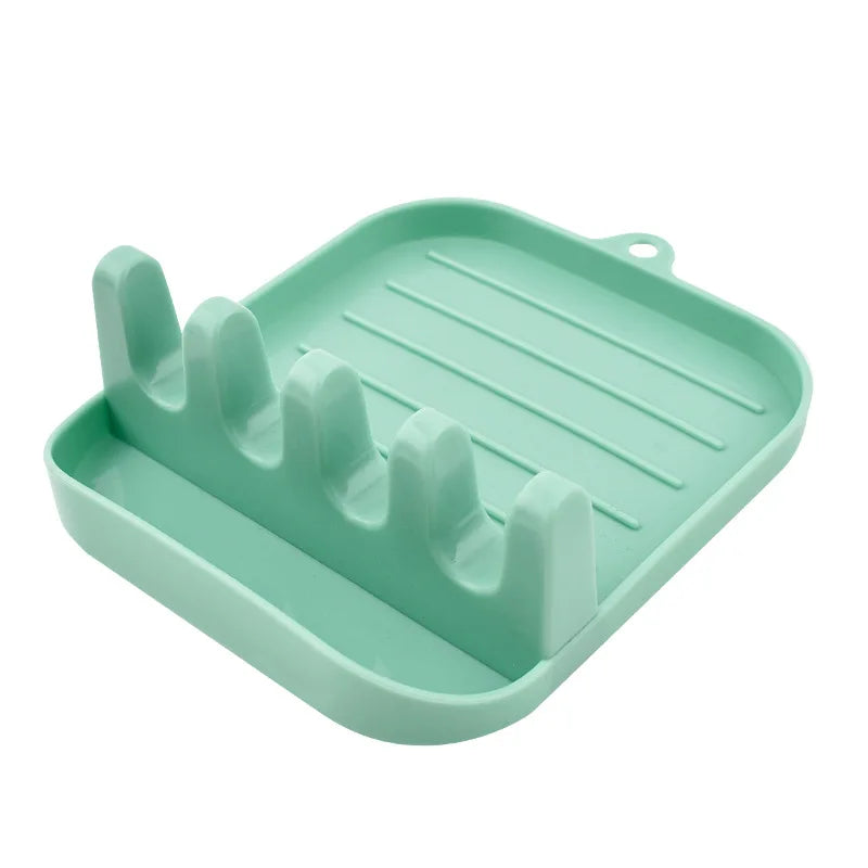 Kitchen Spoon Rest & Utensil Holder – Non-Slip Organizer Rack