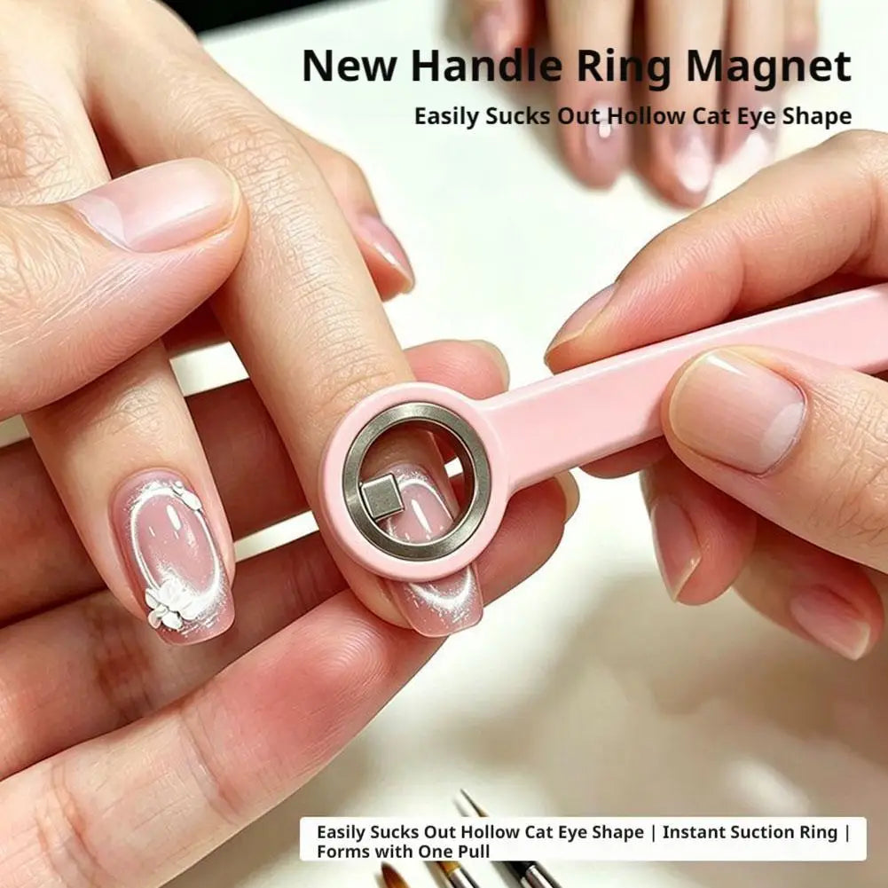 Halo Cat Eye Nail Magnet Ring Handle Magnetic Art Tool Cat-eye Gel