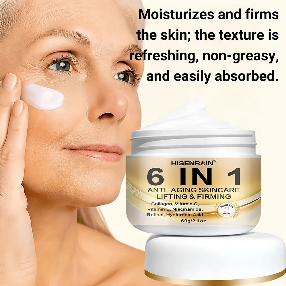 HISENRAIN 6-in-1 Collagen Anti-Aging Firming Face Cream