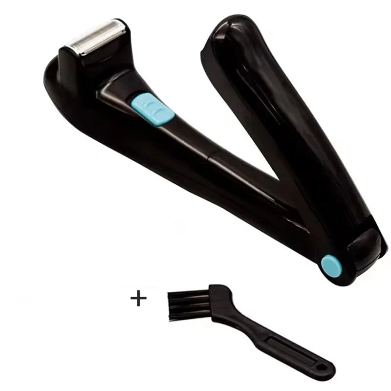 Long-Handle Double-Blade Back & Body Hair Trimmer Shaver