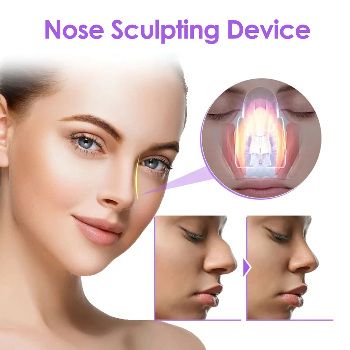 Silicone Nose Contour Clip – Facial Massager Beauty Tool