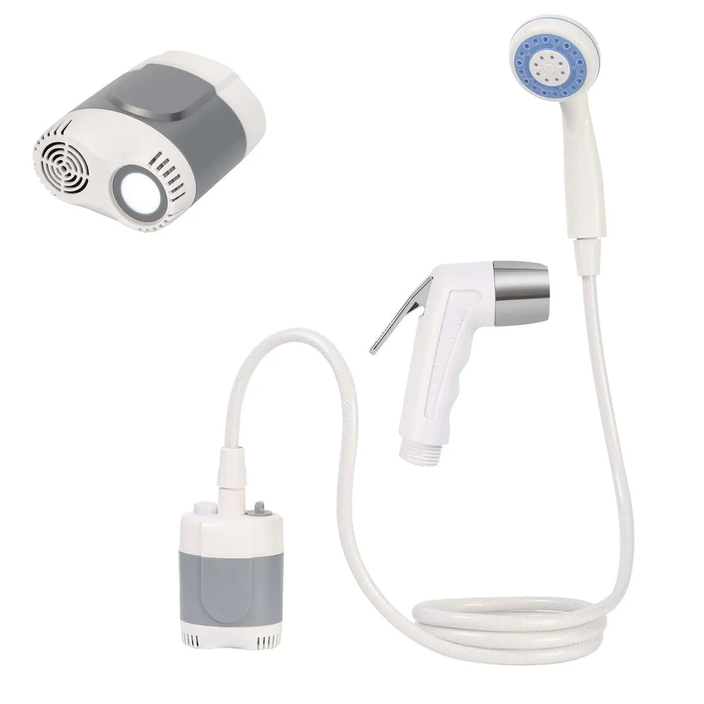 Camping Portable Shower Hose Sprayer Electric Rechargeable Outdoor