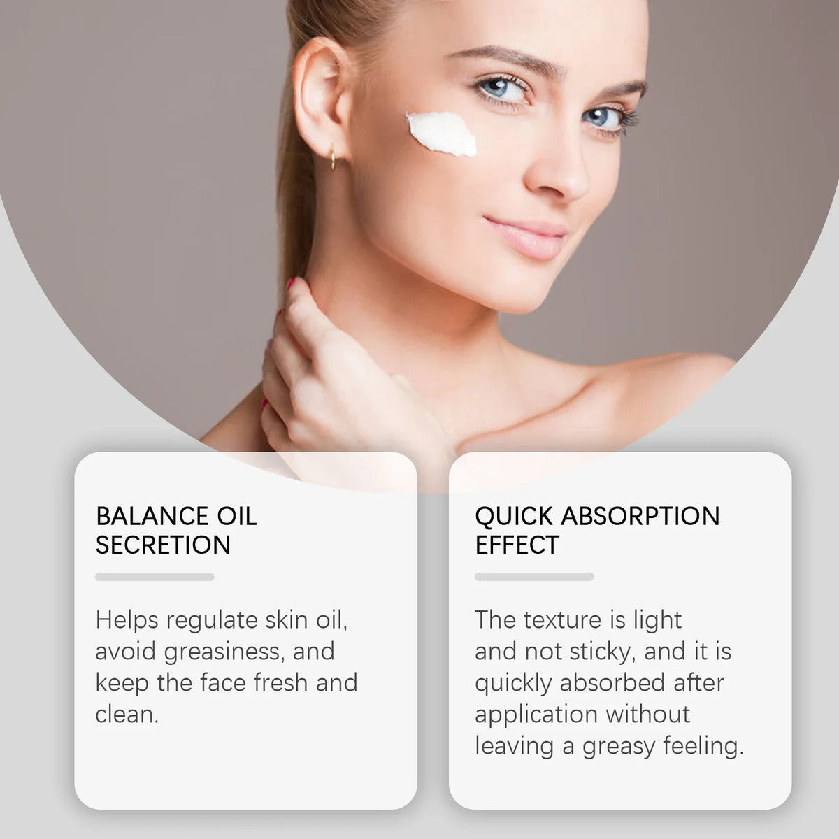 OUHOE Zinc Acne Removal Cream | Pore Minimizer & Oil Control
