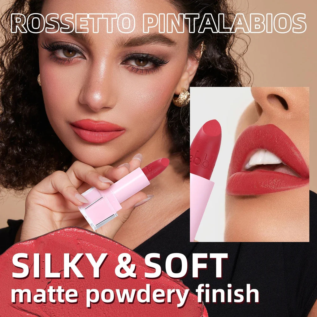 USHAS Matte Lipstick – Velvet Red Long-Lasting Lip Glaze