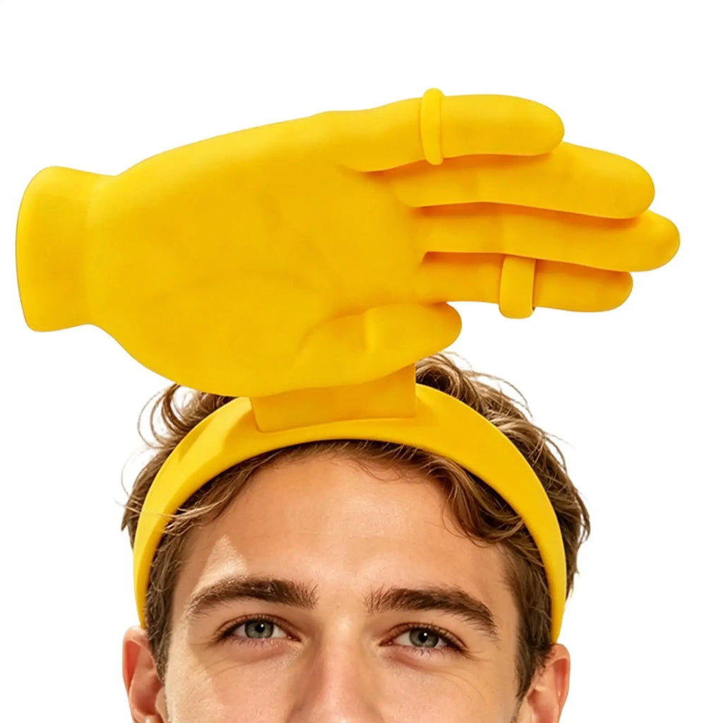 Novelty Hand-Shaped Sun Visor Hat | Funny Outdoor Headband