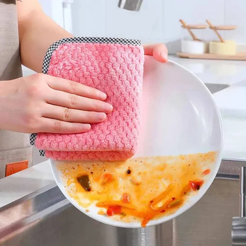 Microfiber Kitchen Dishcloths – Absorbent Cleaning Cloths 20pc
