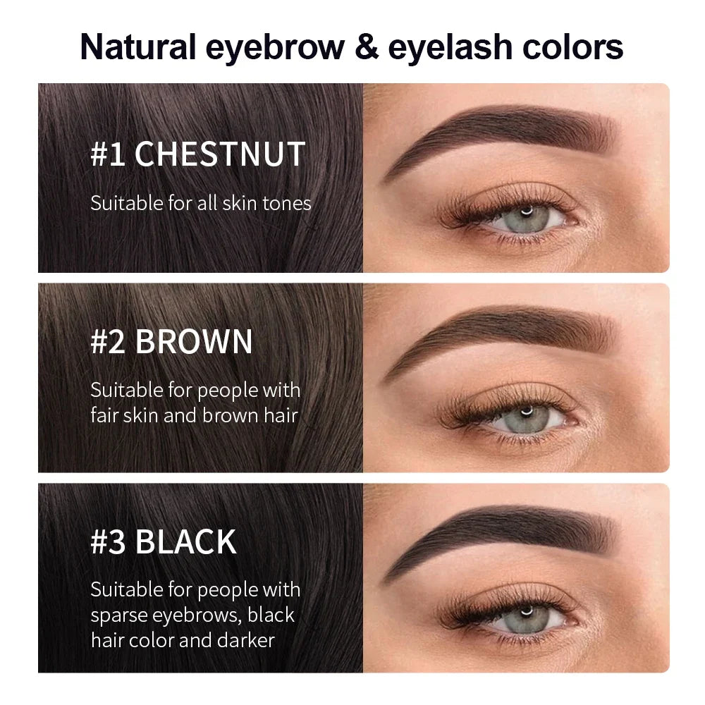 Natural Eyelash Tinting Quick Eyebrow Enhancer 3 Colors Available