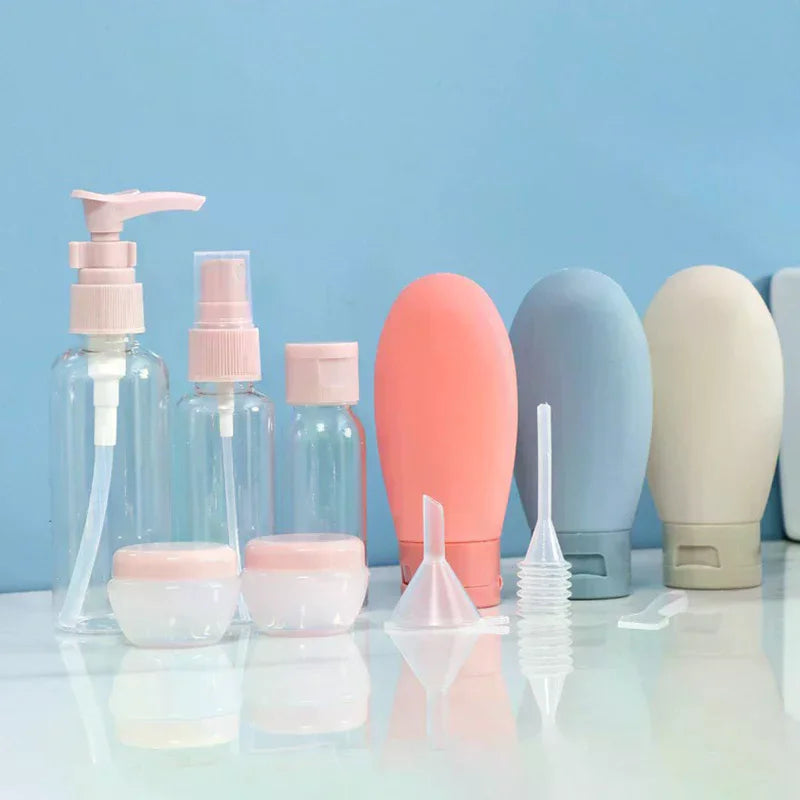 11-Piece Travel Refillable Bottle Set – Toiletry Containers