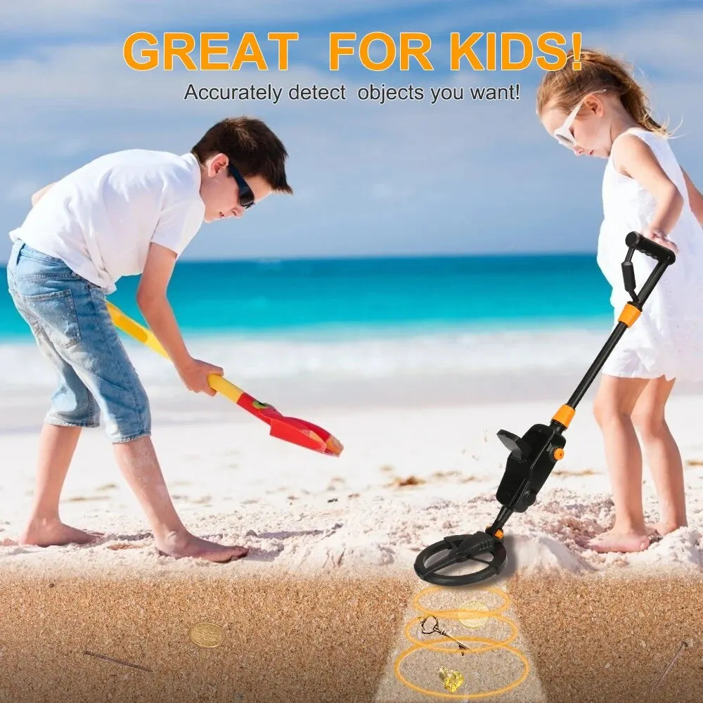 Waterproof Kid Metal Detectors Gold Detector Lightweight Search Coil
