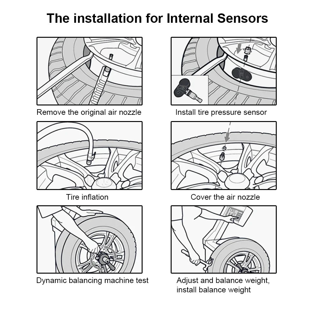 USB TPMS for Android Car Radio – Tire Pressure Monitor System