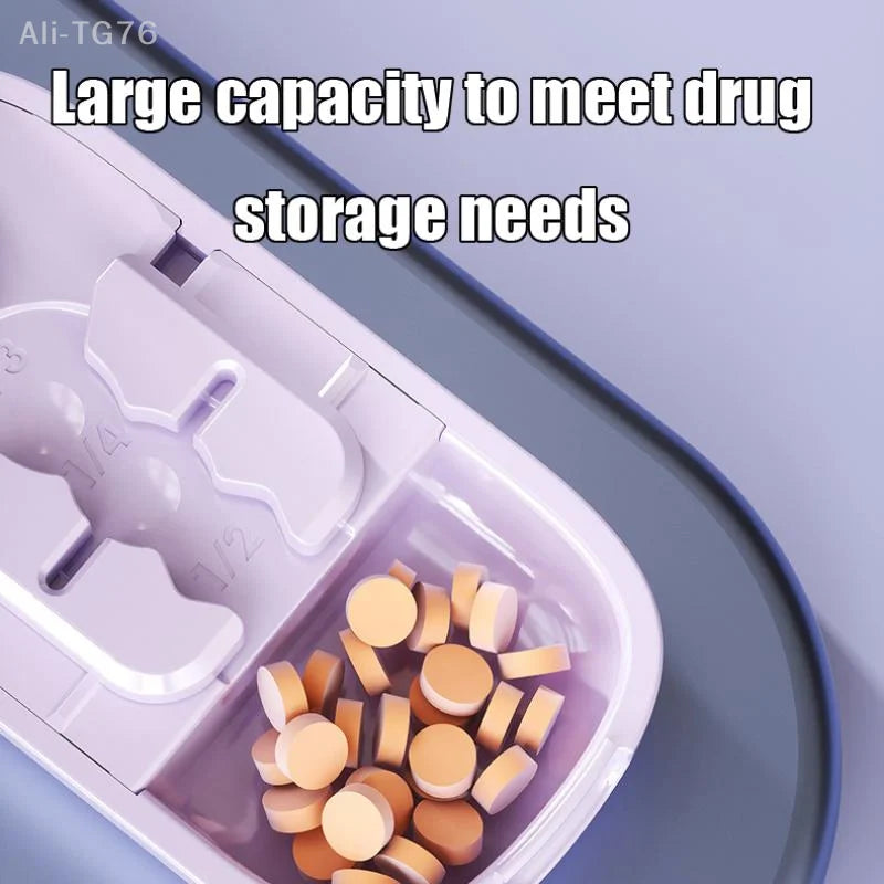 3-in-1 Pill Cutter & Tablet Splitter with Organizer