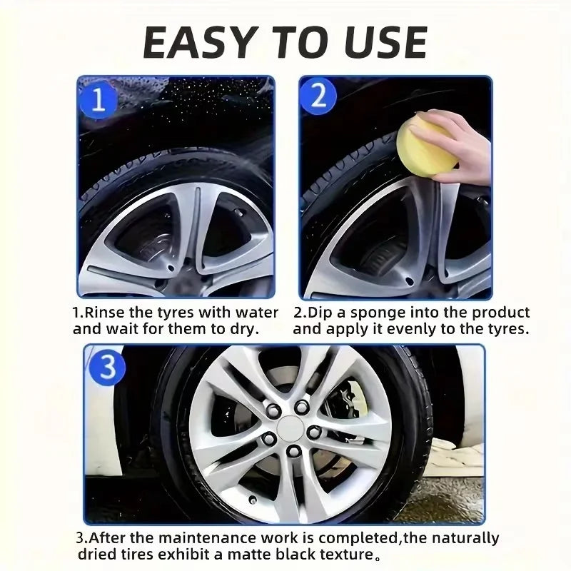 Tire Gloss & Reviver – Shine & Protect Tires, Plastic & Rubber