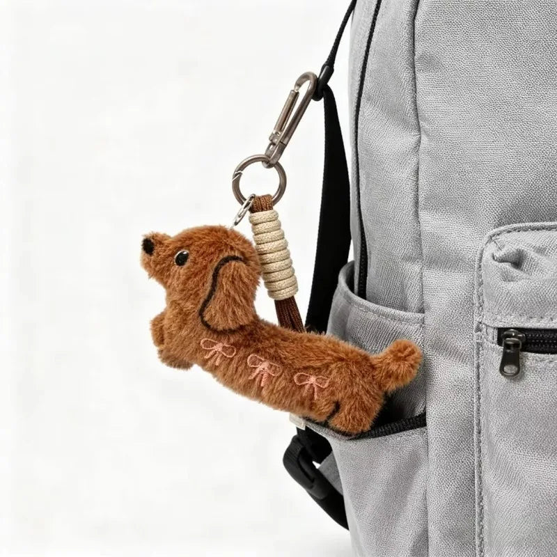 Cute Dog Charm – Backpack, Bag & Rearview Mirror Accessory