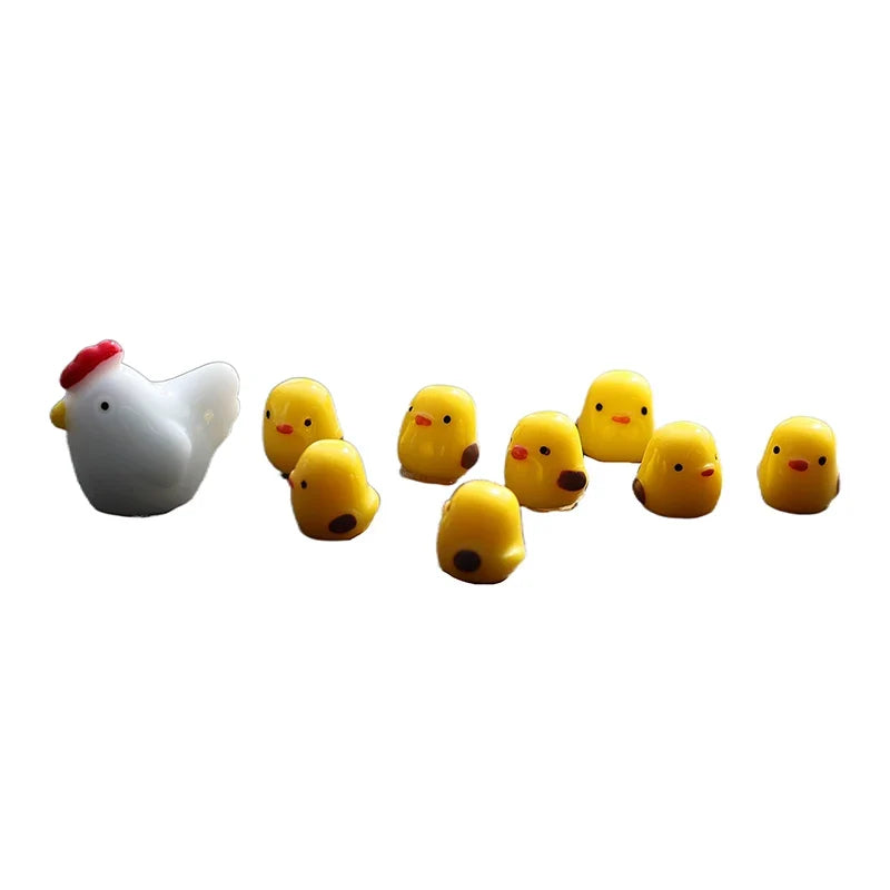 Cute Mini Chicken Car Dashboard Ornament | Chick Decor