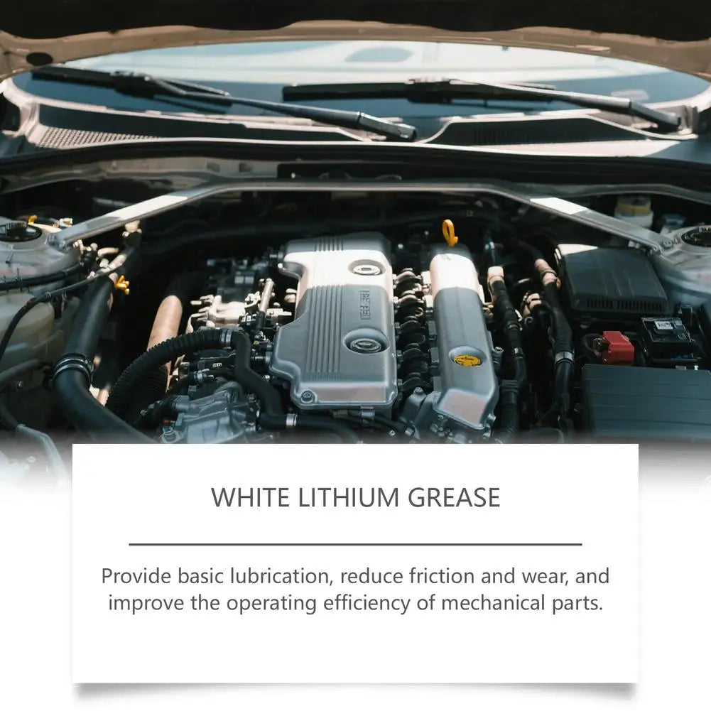 White Lithium Grease – High-Temp Auto & Vehicle Lubricant