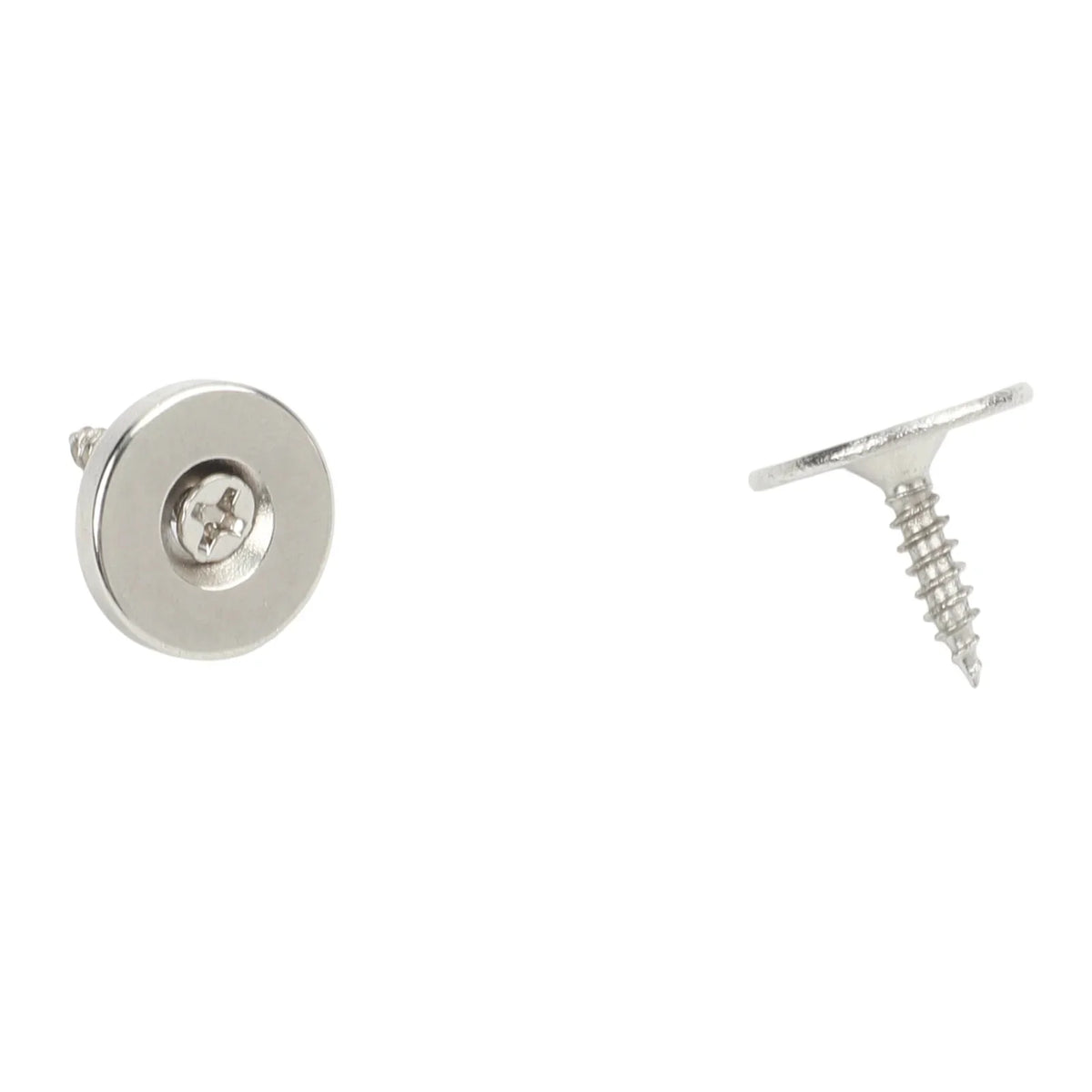 Round Magnetic Cabinet Door Catch – 15 lb Metal Latch