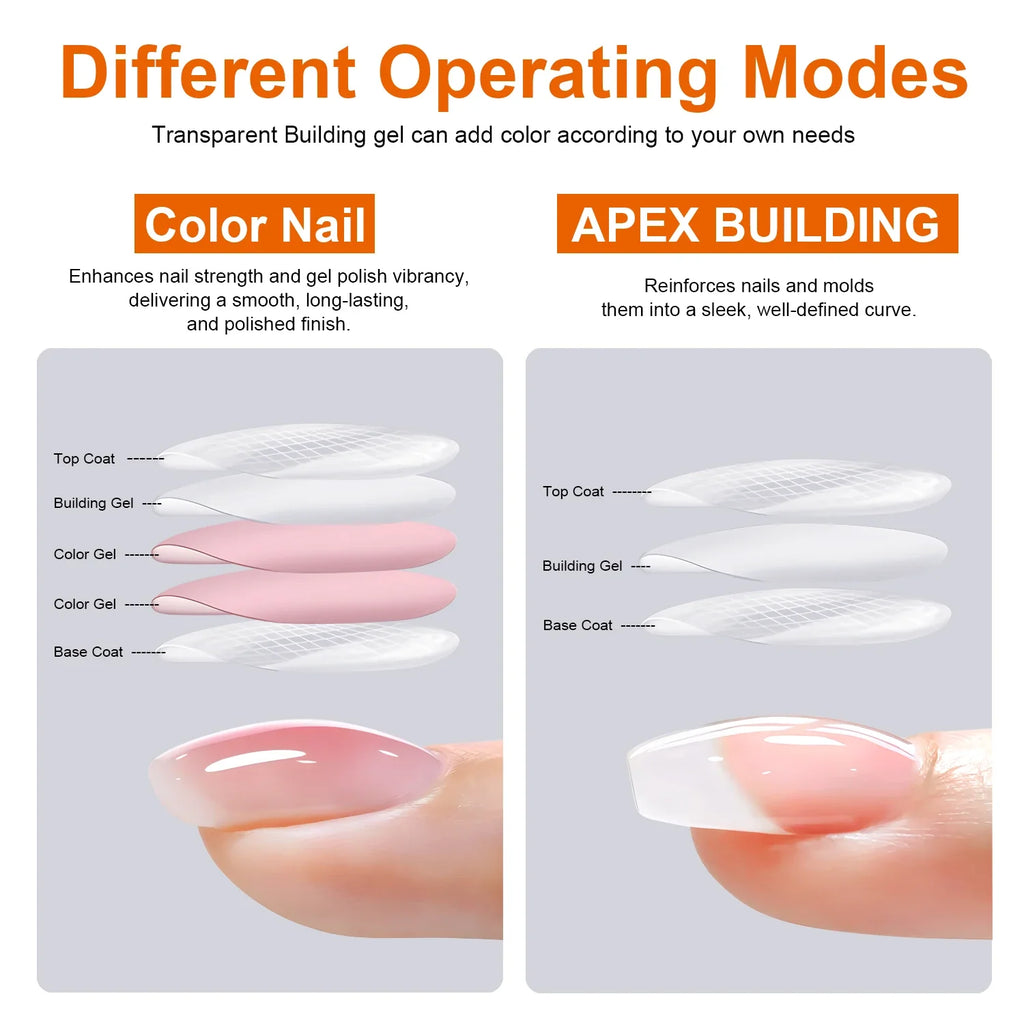 TWOING Professional Builder Gel UV Hard Nail Strengthen Quick