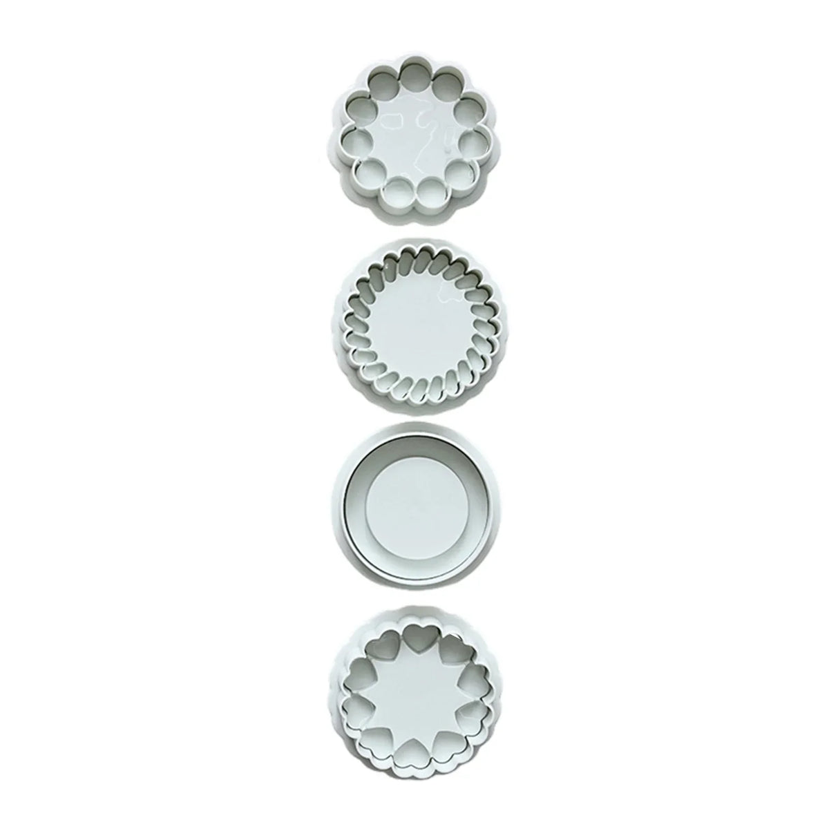 Christmas Fondant Cookie Stamp & Biscuit Mold Set – 4 PCS