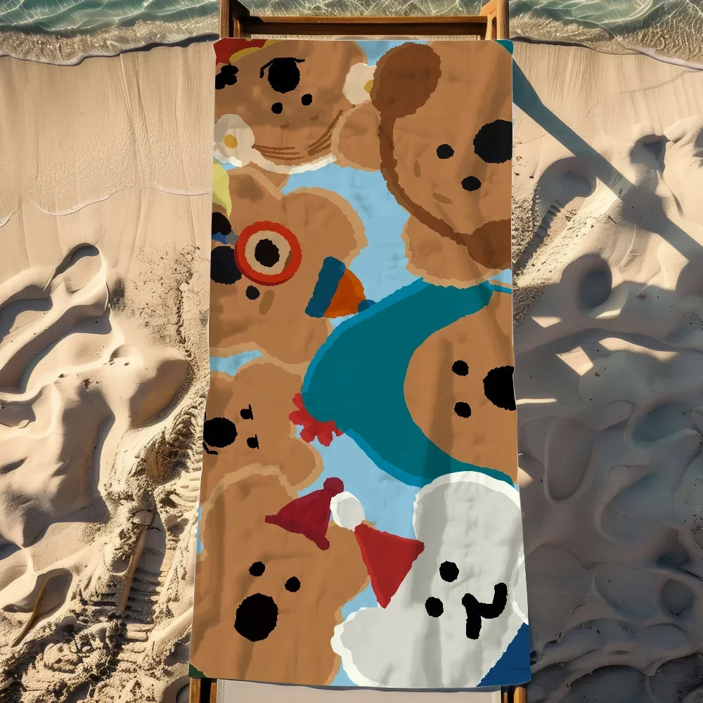 D-Dinotaeng Quokka Quick-Dry Beach Towel | Travel & Sports
