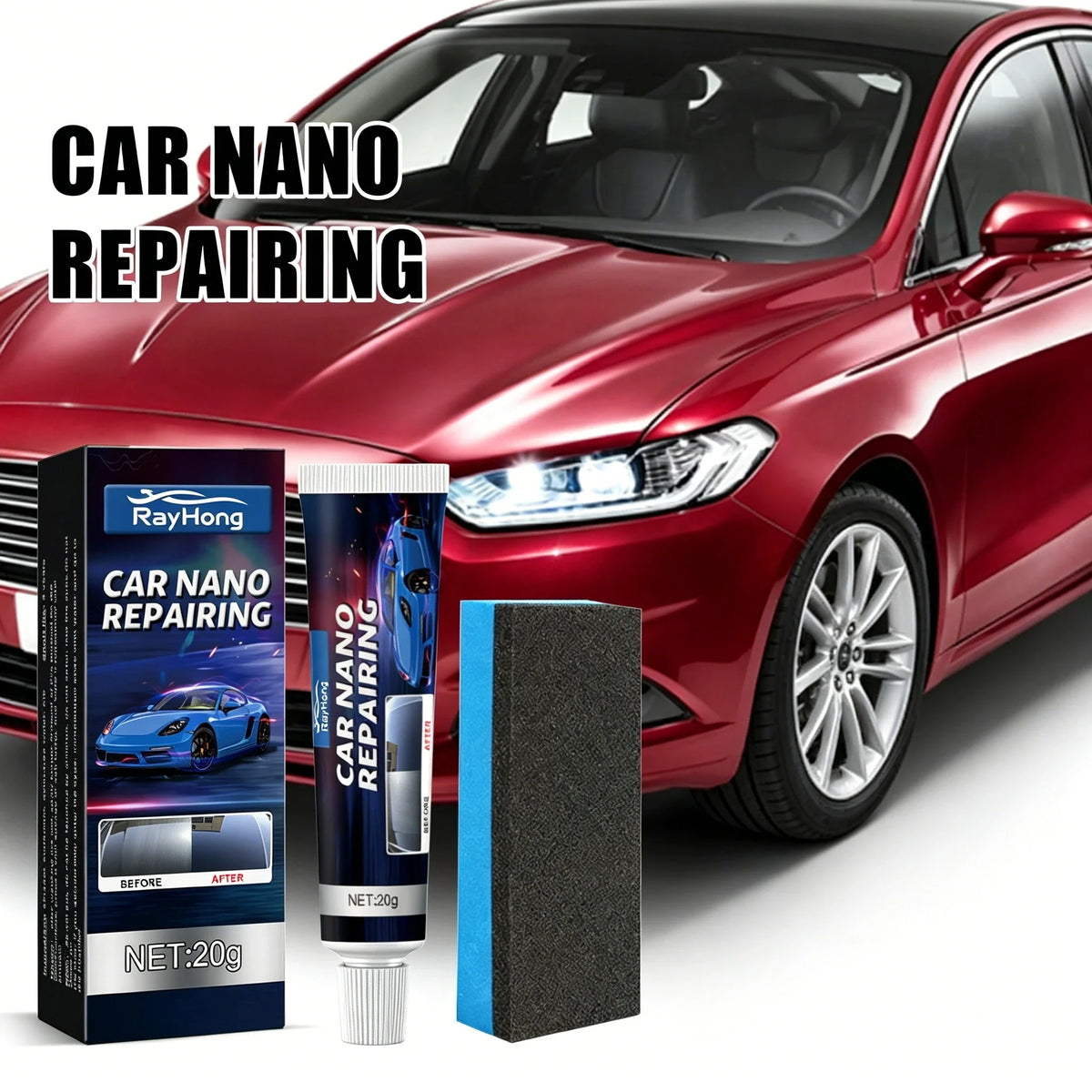 Nano Car Scratch Repair Coating Paste – Polish & Protect Paint
