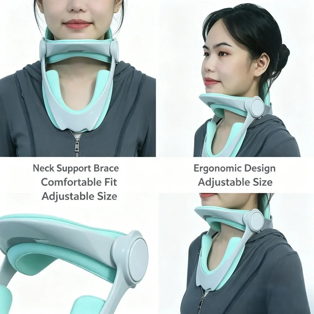 Ergonomic Cervical Support Pillow Adjustable Strap Made Breathable