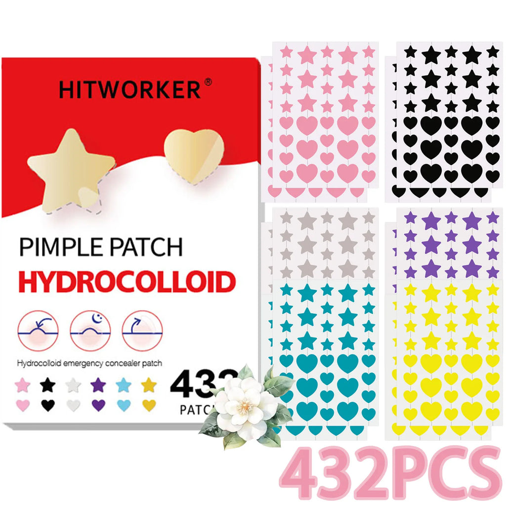 Hydrocolloid Acne Patches – Invisible, Waterproof | All Skin Types