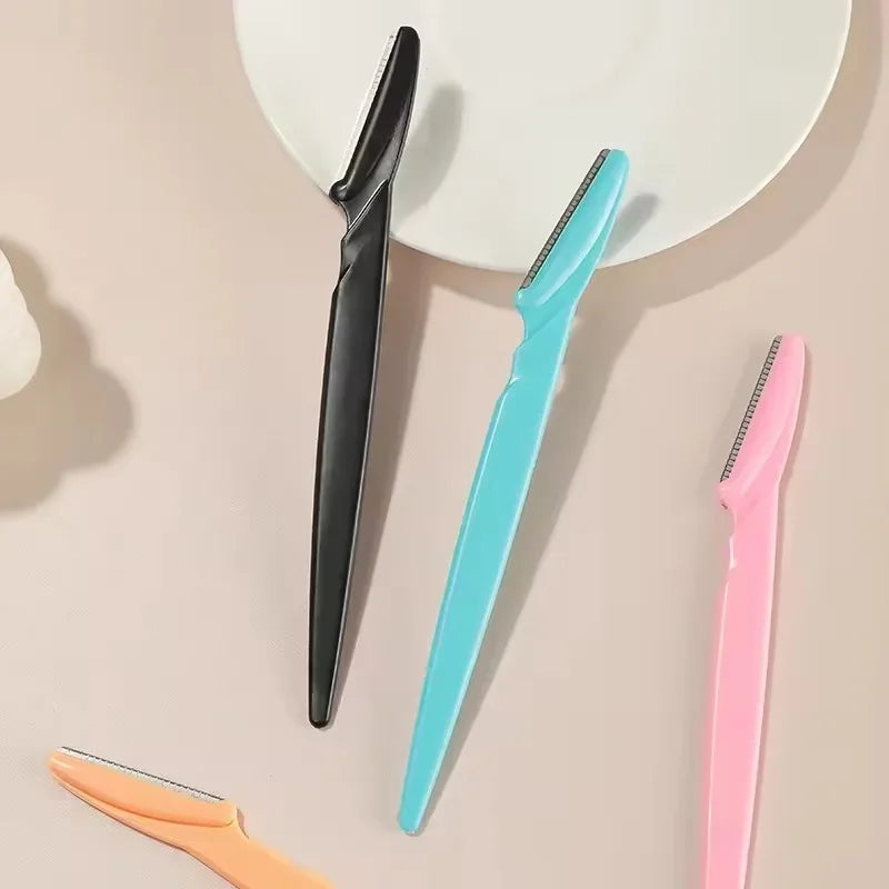 Eyebrow Trimmer Razor Set – 10 Pcs Face Hair Shaping Tool