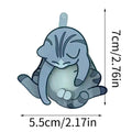 Cute Cat Keychain | Acrylic Kitten Charm Backpack & Bag Clip