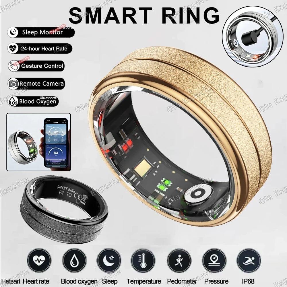 Ola Esporte Smart Ring – Heart Rate, SpO₂ & Sleep Tracker