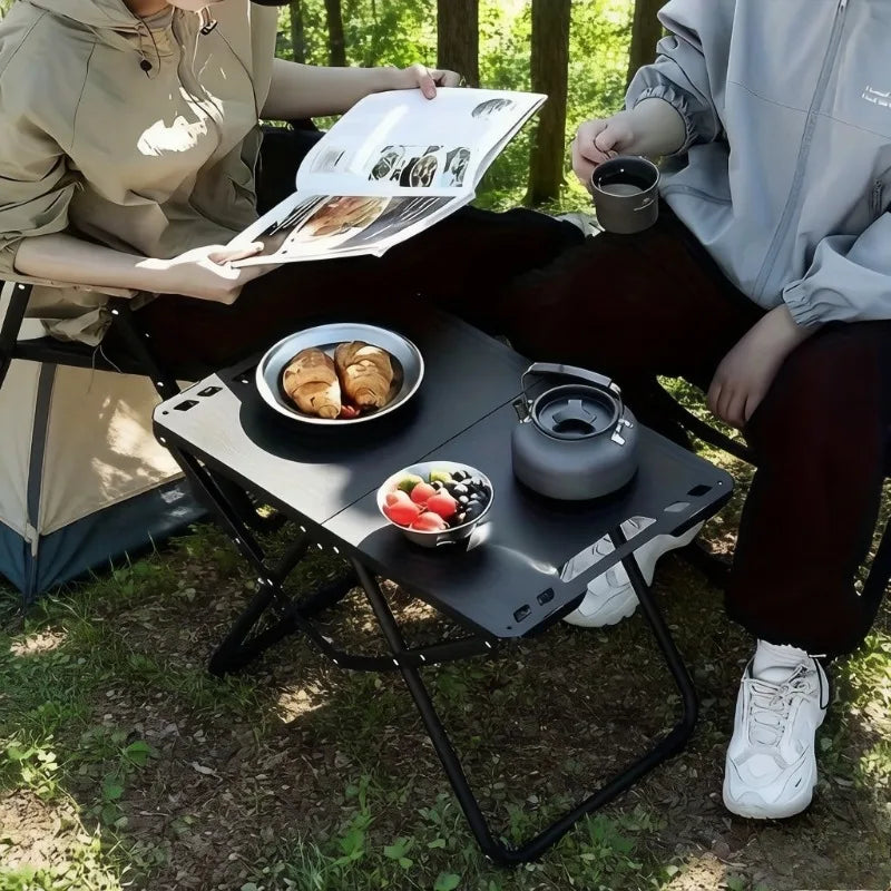 Lightweight Folding Camping Table – Tripod Base & Carry Handle