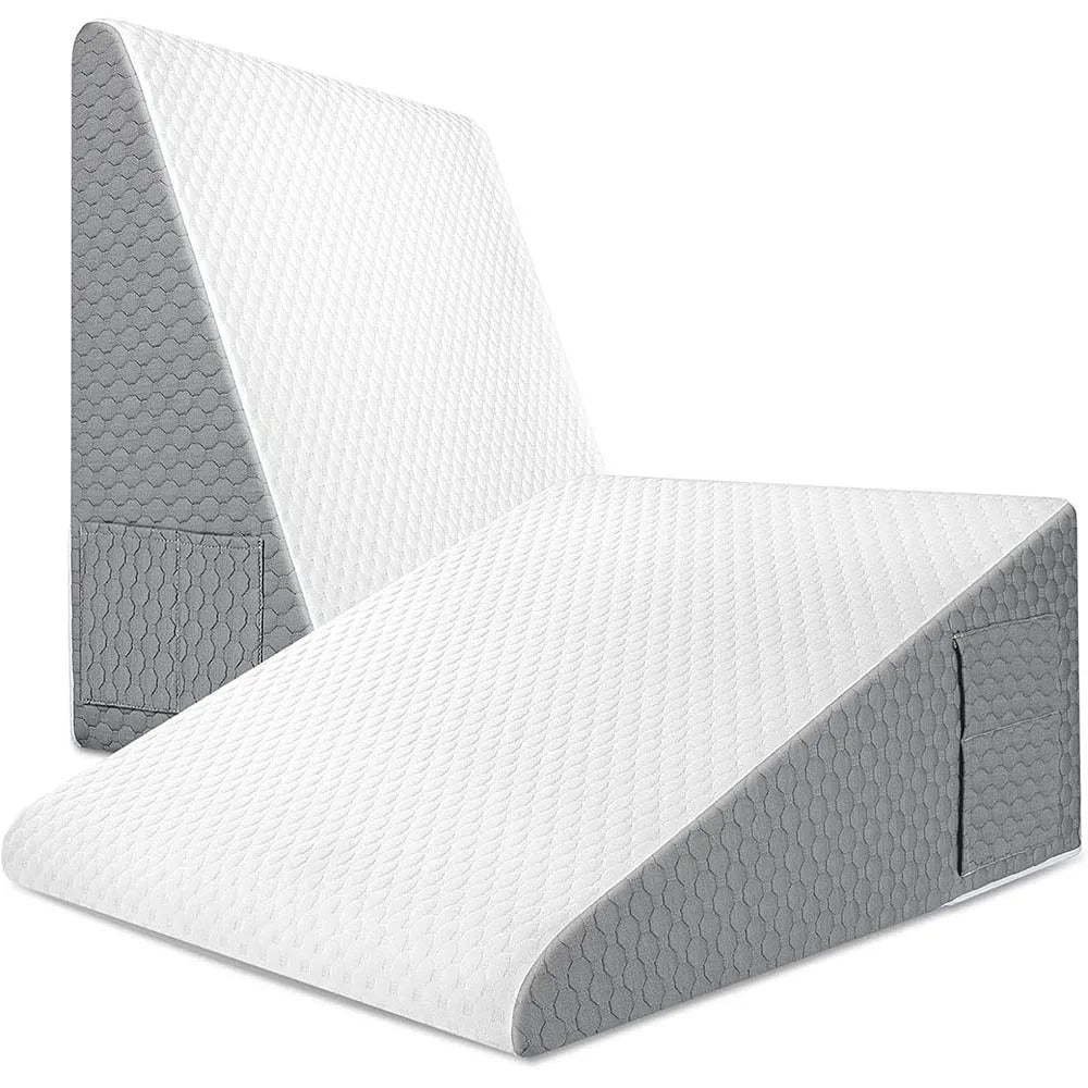 Triangle Wedge Pillow – Elevated Foam Support for Sleep & Rest