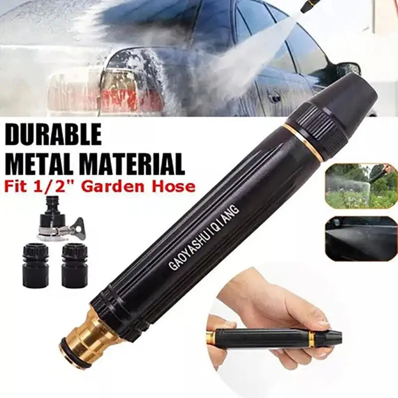 4-in-1 High Pressure Hose Nozzle – Car Wash & Garden Sprayer
