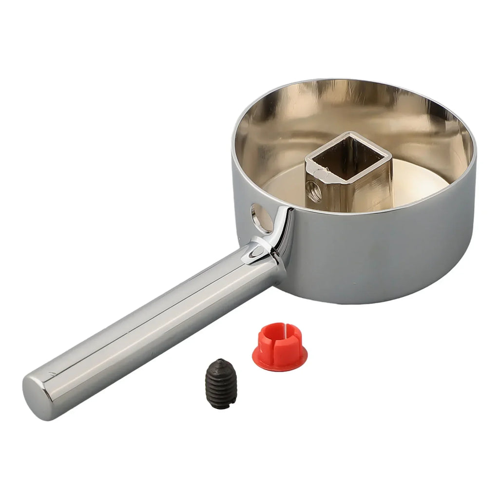 Chrome Zinc Alloy Faucet Handle – Bath & Shower Replacement