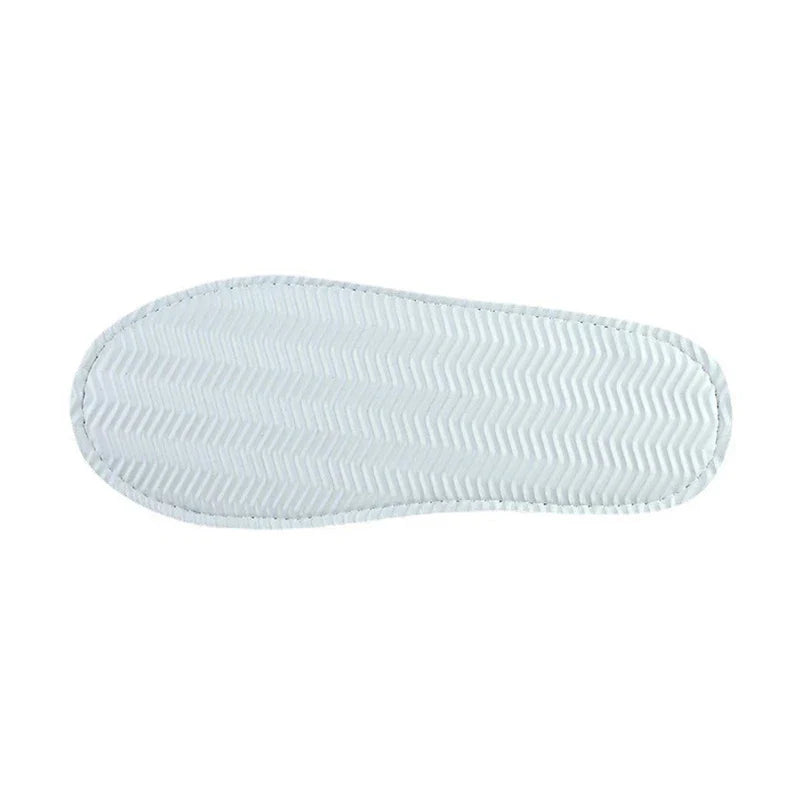 Soft Coral Fleece Disposable Hotel Slippers | Non-Slip Unisex