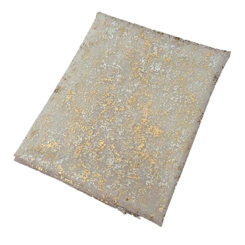 Gold Sequin Glitter Table Runner – Elegant Sheer Tablecloth