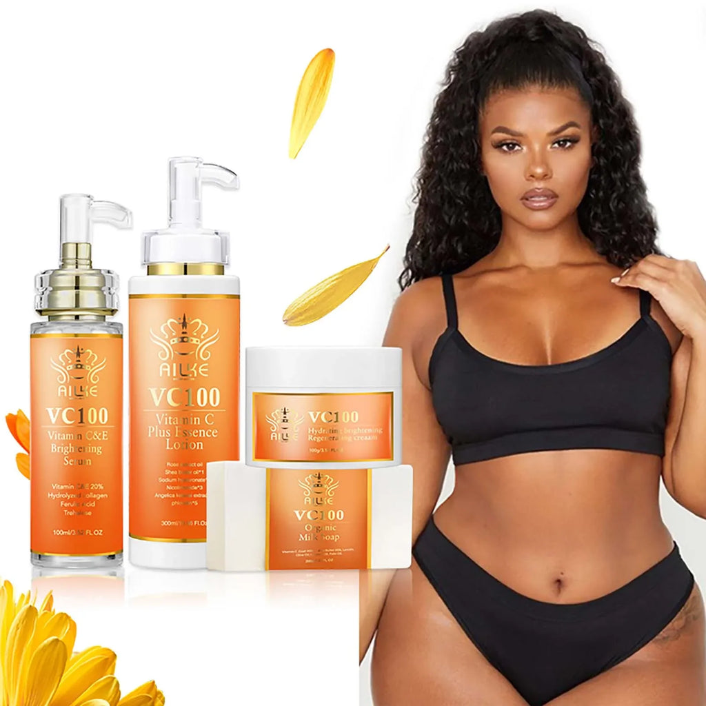 AILKE Vitamin C Brightening Skincare Set – Dark Spot & Glow