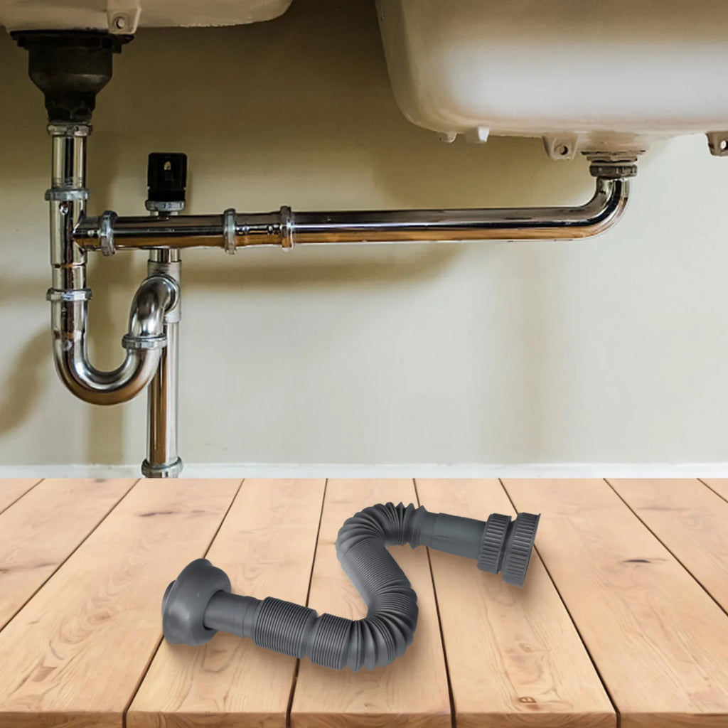 Expandable Sink Drain Pipe 32/45/56mm | ABS Connecting Hose